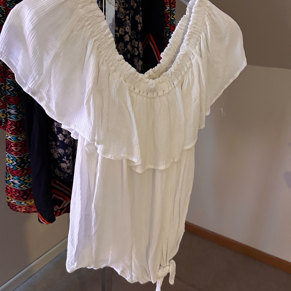 Elegant White Women's Top